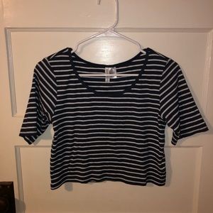 Striped crop top